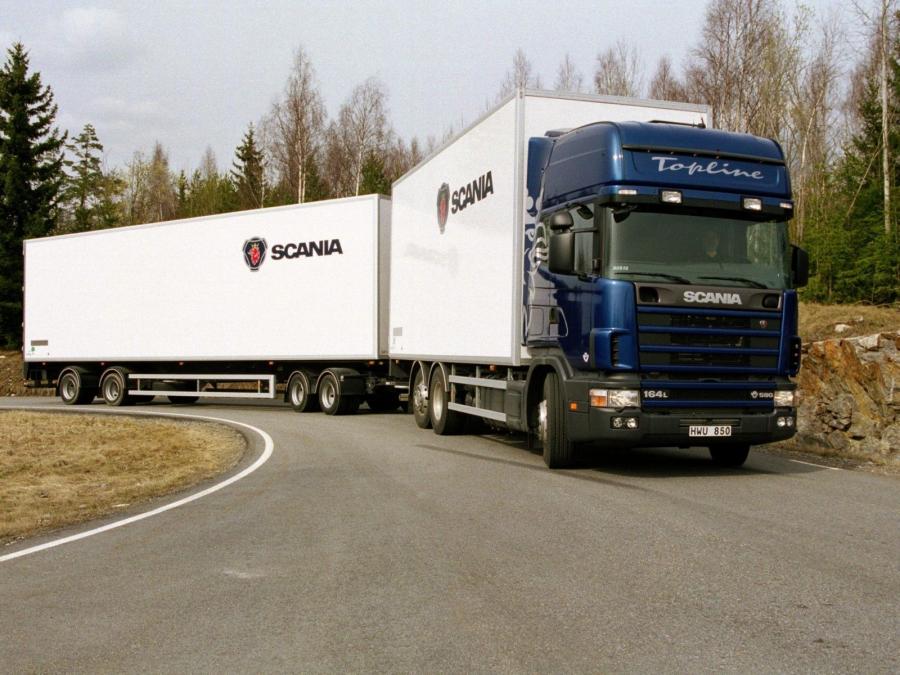  Scania R164LB 580 6x2 Topline 1995 года  (фото 1 из 1)